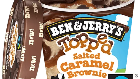 Ben & Jerry's Topped Salted Caramel Brownie 465ml