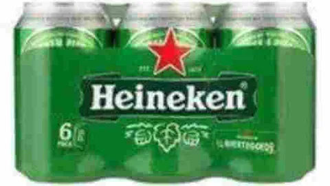 Heineken bier 6 pack blikjes 0.33