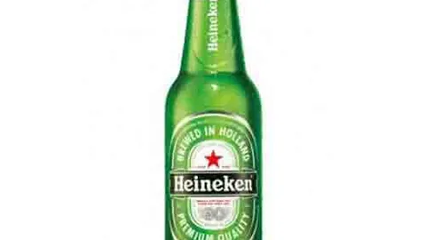 Halve liter blik Heineken