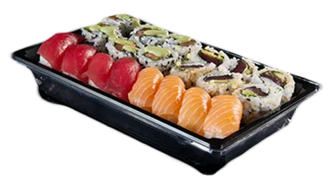 Sushi zalm en tonijn mix