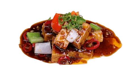 Tofu with chili bean sauce