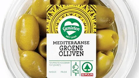 Spar groene olijven 165 gram