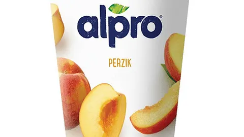 Alpro plantaardige yoghurt perzik 500 gram