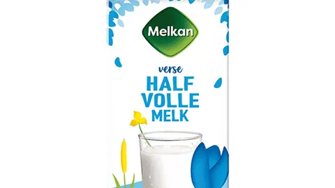 Melkan melk halfvol 1 liter
