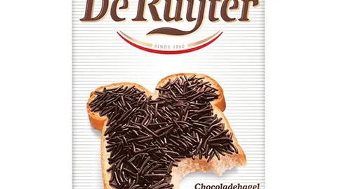 De Ruijter chocoladehagel puur 390 gram