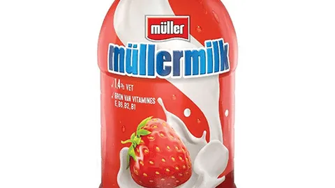 Muller muellermilk aardbei 376ml