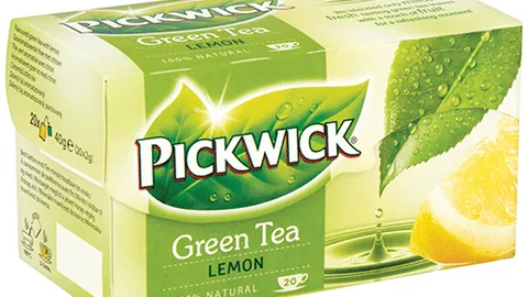 Pickwick groene thee original lemon 40 gram