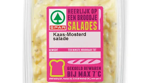 Spar kaas mosterd salade 150 gram