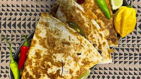 Quesadilla menu