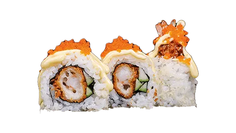 Ebi tempura maki 3 stuks