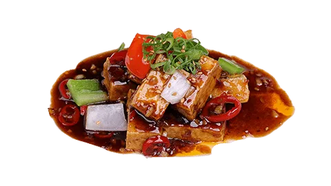 Tofu with chili bean sauce