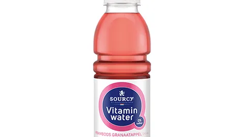 Sourcy vitamin water framboos/granaatappel