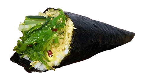 Wakame handroll