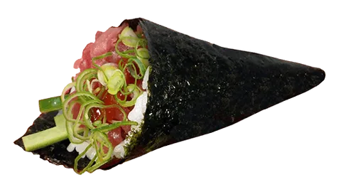 Spicy maguro handroll