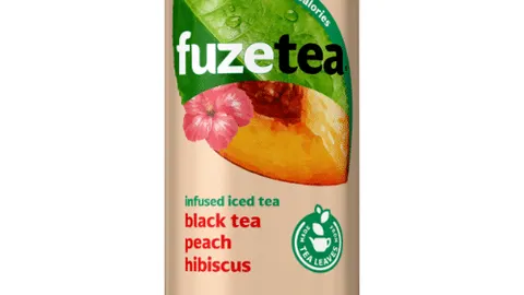 Fuze Tea black ice tea peach hibiscus