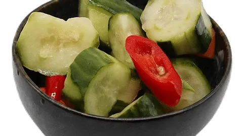 Zoet-zuur komkommer