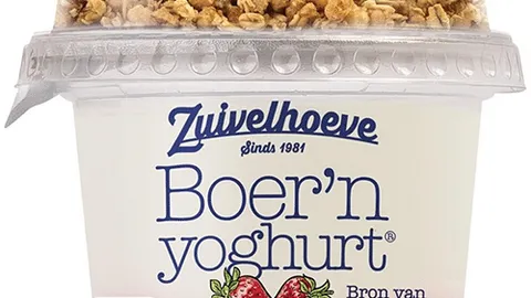 Zuivelhoeve boer'n yoghurt aardbei muesli 170 gram