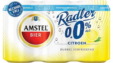 Amstel radler 0.0 blik 6x330ml