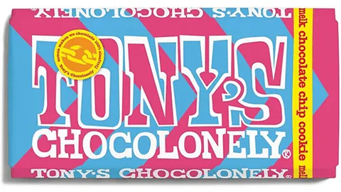 Tony's chocolonely melk chocolate chip 180 gram