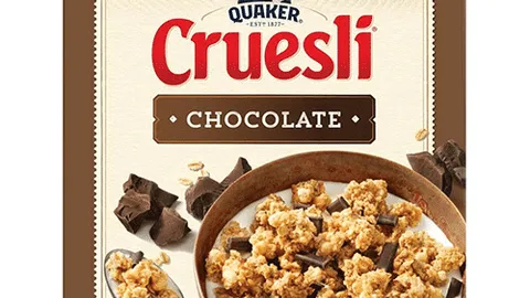 Quaker cruesli chocolade 450 gram