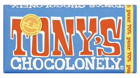 Tony's chocolonely chocolade puur 180 gram