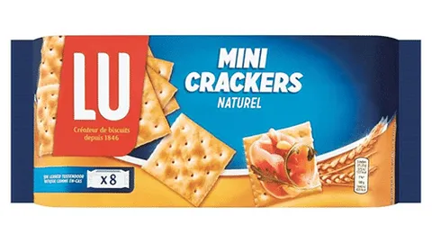 Lu minicrackers naturel 250 gram