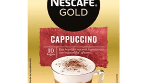 Nescafé Instant koffie cappuccino unsweetend 10 stuks