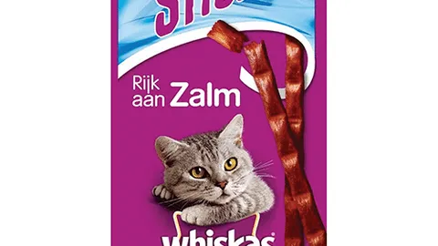 Whiskas Sticks Kattensnack met zalm 18 gram