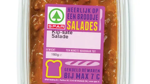Spar kip saté salade 150 gram