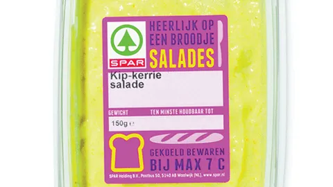 Spar kip kerrie salade 150 gram