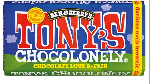 Tony's Chocolonely reep donkere melkchocolade browniestukjes