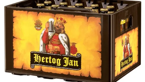 Hertog Jan krat bier niet gekoeld