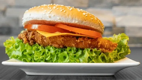 Chicken crunchy XL burger