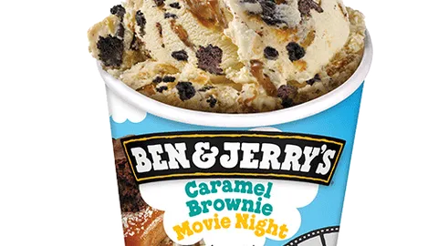 Ben & Jerry's Caramel Brownie Movie Night 465ml