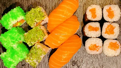 Zalm sushi box