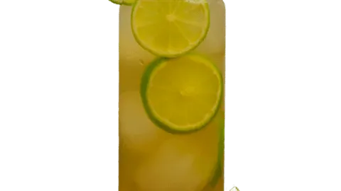 Lime green tea