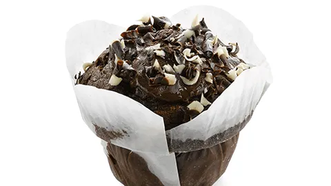Muffin dubbel chocolade