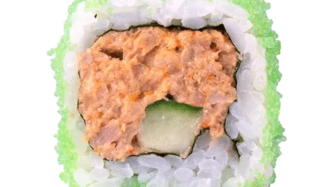 Spicy tuna mousse roll