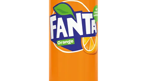 Fanta Orange blik