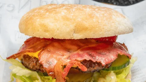 Bacon-cheese burger