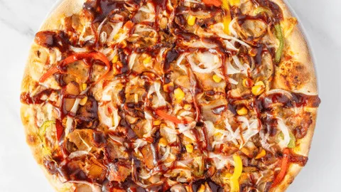 Pizza BBQ chicken