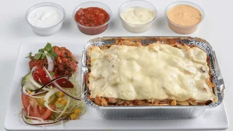 Kapsalon kip döner