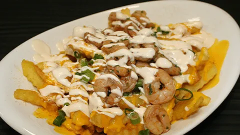 Cheesefries shrimps