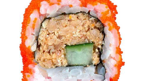 Red salmon roll