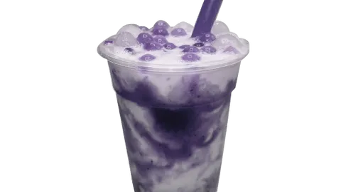 Blueberry kokos latte
