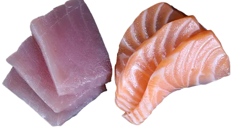 Sashimi mix, 6 stuks