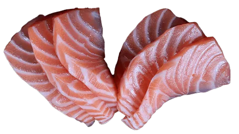 Zalm sashimi, 6 stuks