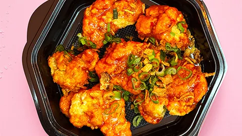 Spicy Korean Fried Chicken Bites