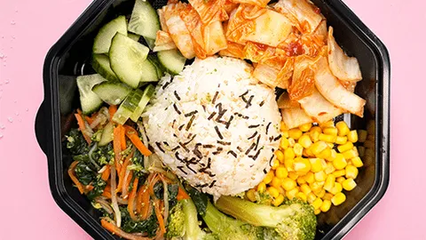 Veggie rice box