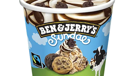 Ben & Jerry's Cookie Vermont-ster Sundae 465ml